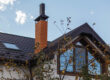 Best roof flashing installed around chimney on California home