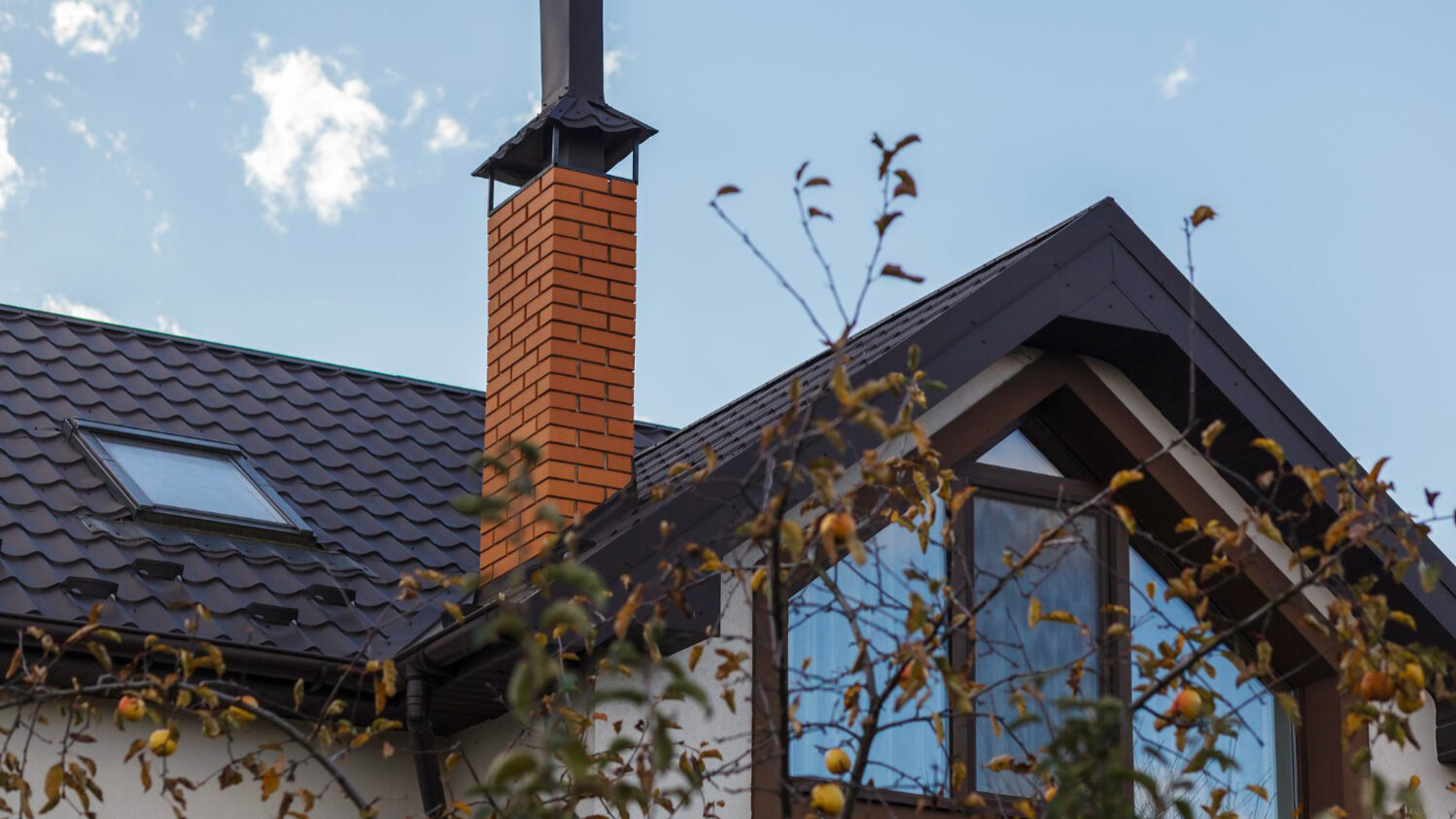 Best roof flashing installed around chimney on California home