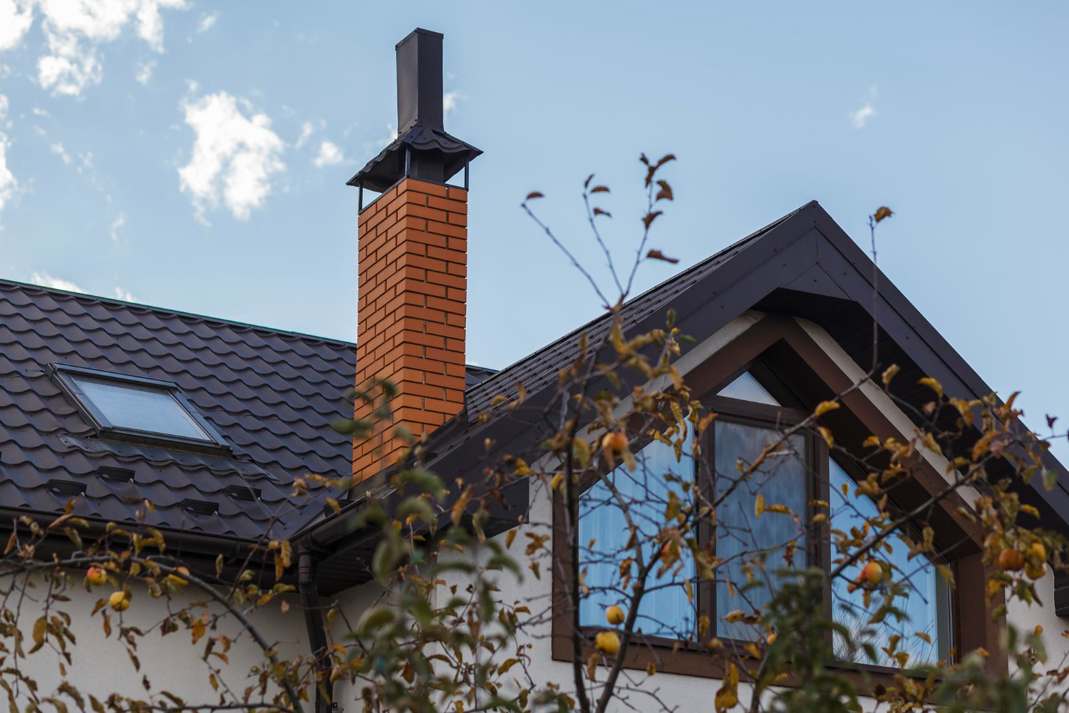 Best roof flashing installed around chimney on California home