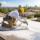 roof upgrades Southern California foam roofing installation on residential property