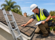 contractor inspecting roof to prevent roofing mistakes California homeowners make