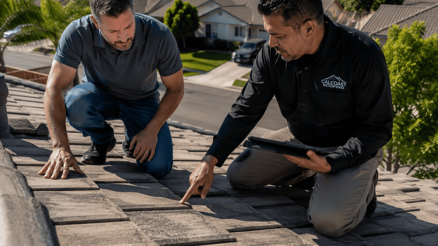 Early roof damage signs on a residential roof before a leak develops