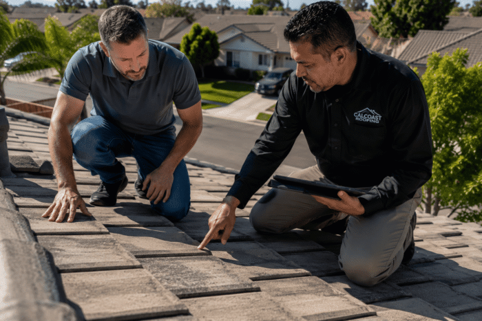 Early roof damage signs on a residential roof before a leak develops
