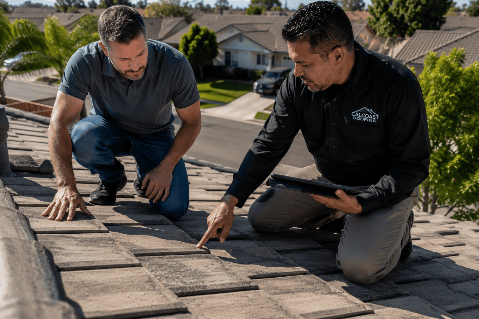 Early roof damage signs on a residential roof before a leak develops