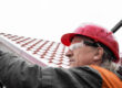 Roof inspection in progress on a residential home
