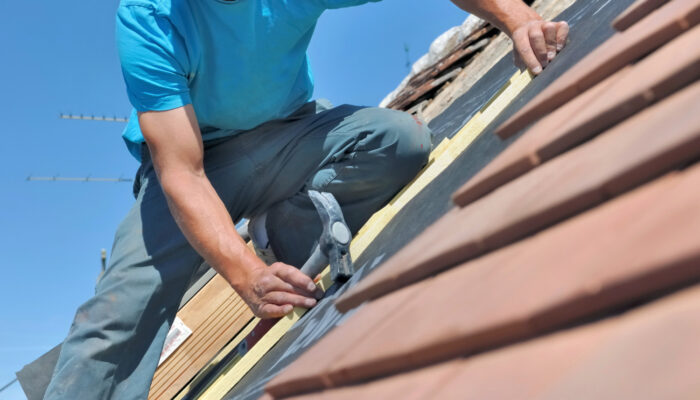 Professional inspection of roof expansion effects on a California home